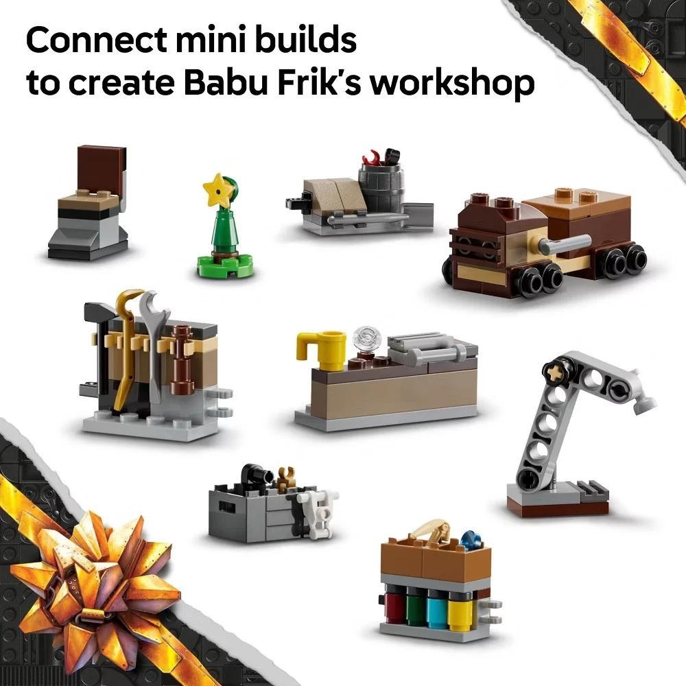 2025 LEGO Star Wars Advent Calendar # 75418 Kids 24-Gift Building Toy 263 Pieces - Picture 8 of 10